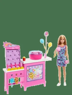 Barbie Mysteries: Beach Detectives Malibu Doll, Cotton Candy Game Playset & Accessories - Lekset|Barn Leksaksset & Leksaksfigurer