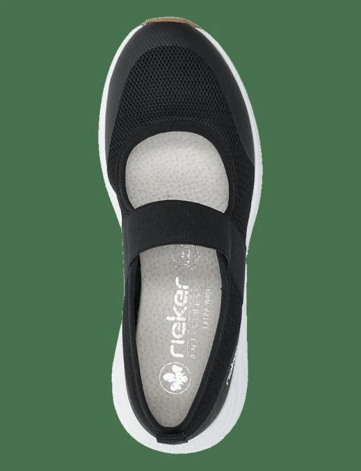 Kvinnor Rieker Ballerinaskor|N8551-00 - Ballerinas