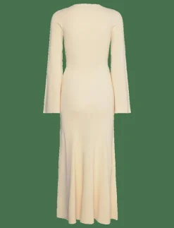 Kvinnor Malina Klänningar|Nadia ring front knitted midi dress - Midiklänningar