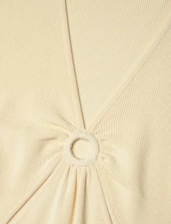 Kvinnor Malina Klänningar|Nadia ring front knitted midi dress - Midiklänningar