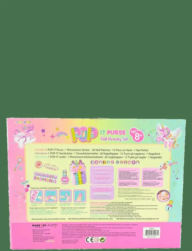Barn Robetoy Rollspel|NAIL BEAUTY SET POP IT - Låtsassmink & Accessoar