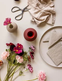 Cooee Design Napkin Leaf Embossed - Servetter| Kökstextilier|Textilier