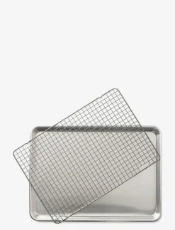 Nordic Ware Ugnsformar|Naturals® Half Sheet Bakplåt med ugnssäkert grillgaller - Ugnsformar