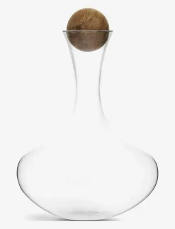 Sagaform Nature wine carafe with oak stopper - Kannor & Karaffer| Kannor & Karaffer