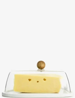 Sagaform Köksförvaring|Nature Cheese with oak handle - Ostkupor
