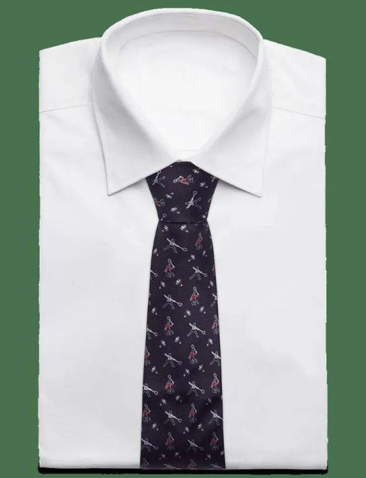 AN IVY Silk Badminton Player - Slipsar| Slipsar & Accessoarer
