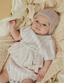 Barn Lil'Atelier Bodies|NBFFEMKE SS LOOSE SUIT LIL - Kortärmad body