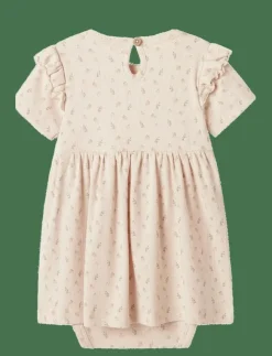 Barn Lil'Atelier Klänningar & Kjolar|NBFGAGO KEF SS BODY DRESS LIL - Kortärmade babyklänningar