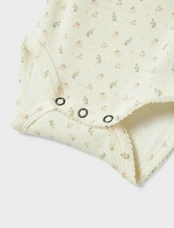Barn Lil'Atelier Bodies|NBFGAGO KIK SS SLIM BODY LIL - Kortärmad body