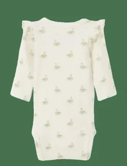Barn Lil'Atelier Bodies|NBFGAVO EKO LS SLIM BODY LIL NOOS - Långärmad body