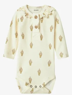 Lil'Atelier NBFGAVO EMO LS SLIM BODY LIL - Långärmad body|Barn Bodies