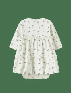 Barn Lil'Atelier Bodysuits|NBFGAYO SUM LS BODY DRESS LIL - Långärmade babyklänningar