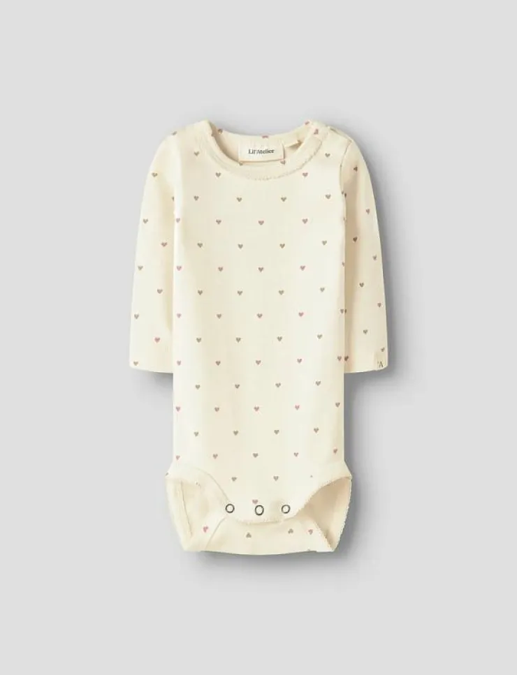 Barn Lil'Atelier Bodies|NBFLALO TIG LS SLIM BODY LIL - Långärmad body