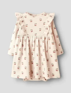 Lil'Atelier NBFLAVO ENA LS REG BODY DRESS - Långärmade vardagsklänningar|Barn Klänningar & Kjolar