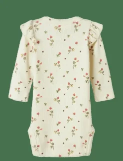 Barn Lil'Atelier Bodies|NBFLAVO EVE LS SLIM BODY LIL NOOS - Långärmad body