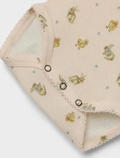 Barn Lil'Atelier Bodies|NBFLAVO KIS LS SLIM BODY LIL - Långärmad body