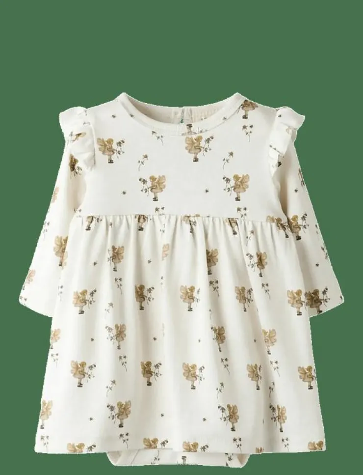 Barn Lil'Atelier Klänningar & Kjolar|NBFLAYO ENK LS BODY DRESS LIL - Långärmade vardagsklänningar