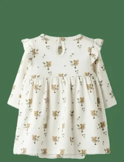 Barn Lil'Atelier Klänningar & Kjolar|NBFLAYO ENK LS BODY DRESS LIL - Långärmade vardagsklänningar