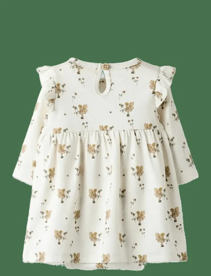 Barn Lil'Atelier Klänningar & Kjolar|NBFLAYO ENK LS BODY DRESS LIL - Långärmade vardagsklänningar