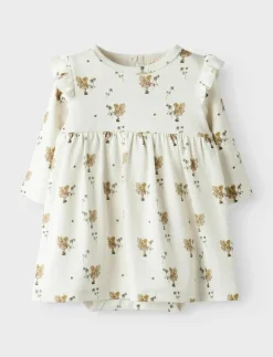 Barn Lil'Atelier Klänningar & Kjolar|NBFLAYO ENK LS BODY DRESS LIL - Långärmade vardagsklänningar