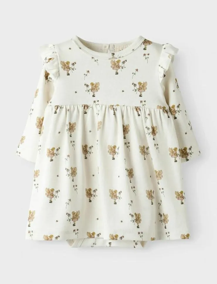 Barn Lil'Atelier Klänningar & Kjolar|NBFLAYO ENK LS BODY DRESS LIL - Långärmade vardagsklänningar