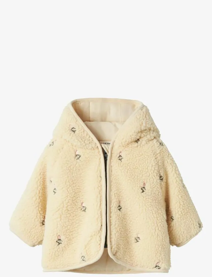 Barn Lil'Atelier Fleecekläder|NBFNALO LOOSE SHERPA JACKET LIL - Jackor