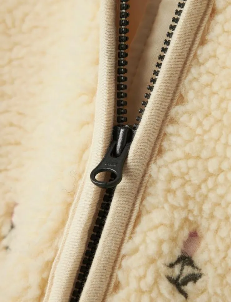 Barn Lil'Atelier Fleecekläder|NBFNALO LOOSE SHERPA JACKET LIL - Jackor