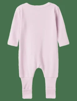 Barn name it Sovplagg|NBFNIGHTSUIT 2P ZIP FF JET DOT NOOS - One-sie