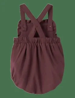 Barn Lil'Atelier Bodysuits|NBFREBEL LOOSE ROMBER SOLID LIL - Kortärmad bodysuit