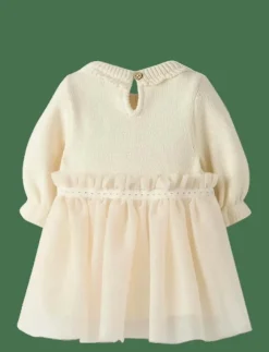 Barn Lil'Atelier Klänningar & Kjolar|NBFSARINA LS KNIT BODY DRESS LIL - Långärmade babyklänningar