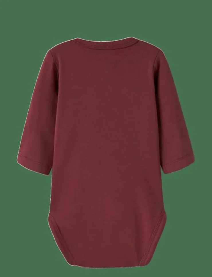Barn name it Bodysuits|NBFVULLA LS WRAP BODY - Långärmad bodysuit