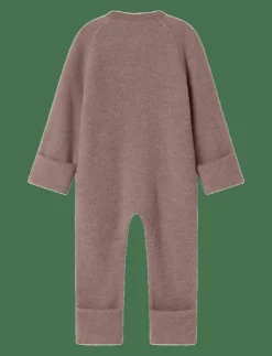 Barn name it Fleecekläder|NBFWMINO WOOL BRU LS SUIT NOOS - Fleeceoverall
