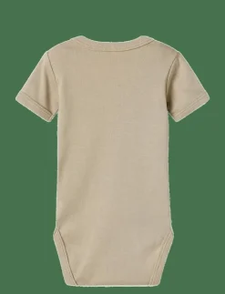 name it NBMBODY 3P SS ELEPHANT NOOS - Långärmad body|Barn Flerpack|Bodies