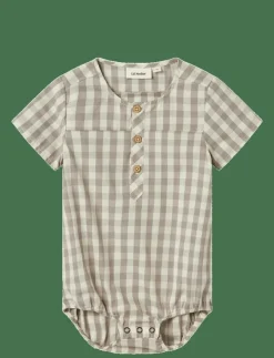 Barn Lil'Atelier Bodies|NBMDIDRIK SS LOOSE SHIRT BODY LIL - Kortärmad body