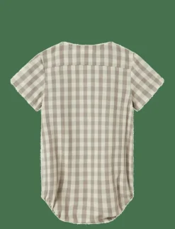 Barn Lil'Atelier Bodies|NBMDIDRIK SS LOOSE SHIRT BODY LIL - Kortärmad body