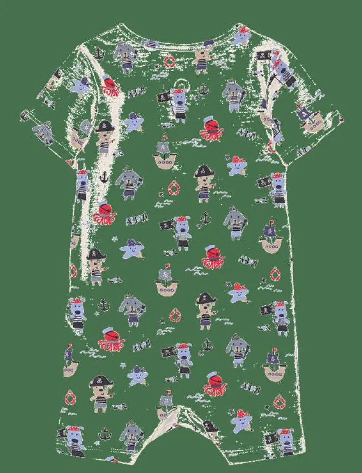 Barn name it Bodysuits|NBMFOBUS SUNSUIT - Kortärmad bodysuit