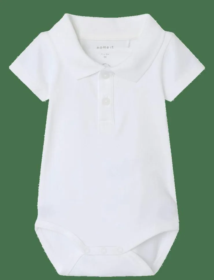 name it NBMHOLGER SS POLO BODY - Kortärmad body|Barn Bodies