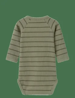 Barn Lil'Atelier Bodies|NBMKAIL LS SLIM BODY LIL NOOS - Långärmad body