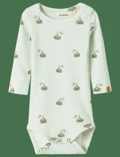 Lil'Atelier NBMLAVO ENK LS SLIM BODY LIL - Långärmad bodysuit|Barn Bodysuits