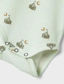 Lil'Atelier NBMLAVO ENK LS SLIM BODY LIL - Långärmad bodysuit|Barn Bodysuits