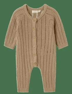 Lil'Atelier NBMNOMO WOOL KNIT SUIT LIL - Långärmad bodysuit|Barn Bodysuits
