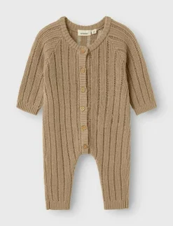 Lil'Atelier NBMNOMO WOOL KNIT SUIT LIL - Långärmad bodysuit|Barn Bodysuits