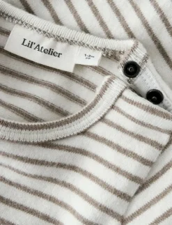 Barn Lil'Atelier Bodies|NBMTHORO KEO LS SLIM BODY LIL - Långärmad body