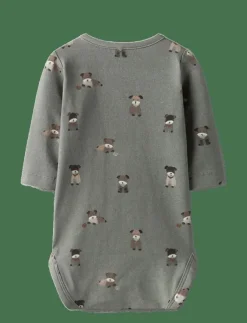 name it NBMTUSHER LS BODY - Långärmad bodysuit|Barn Bodysuits