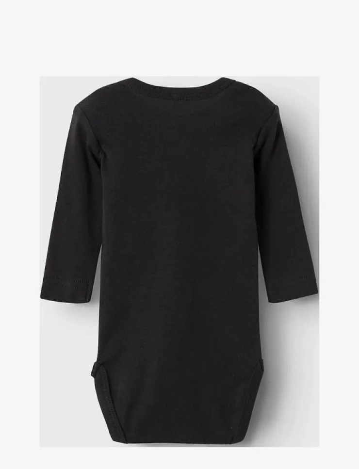 Barn name it Flerpack|Bodies|NBNBODY 2P LS SOLID NOOS - Långärmad body