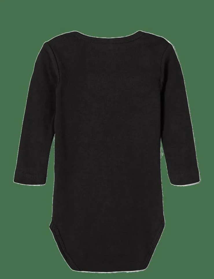 Barn name it Bodies|NBNBODY 3P LS SOLID NOOS - Långärmad body