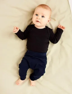 Barn name it Bodies|NBNBODY 3P LS SOLID NOOS - Långärmad body