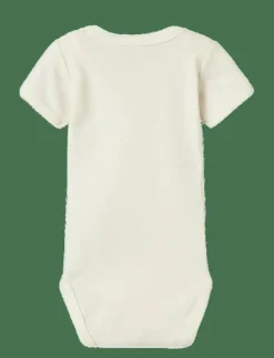 name it NBNBODY 3P SS GIRAFFE NOOS - Kortärmad body|Barn Flerpack