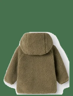 Barn Lil'Atelier Fleecekläder|NBNNALO SHERPA JKT SOLID LIL - Jackor