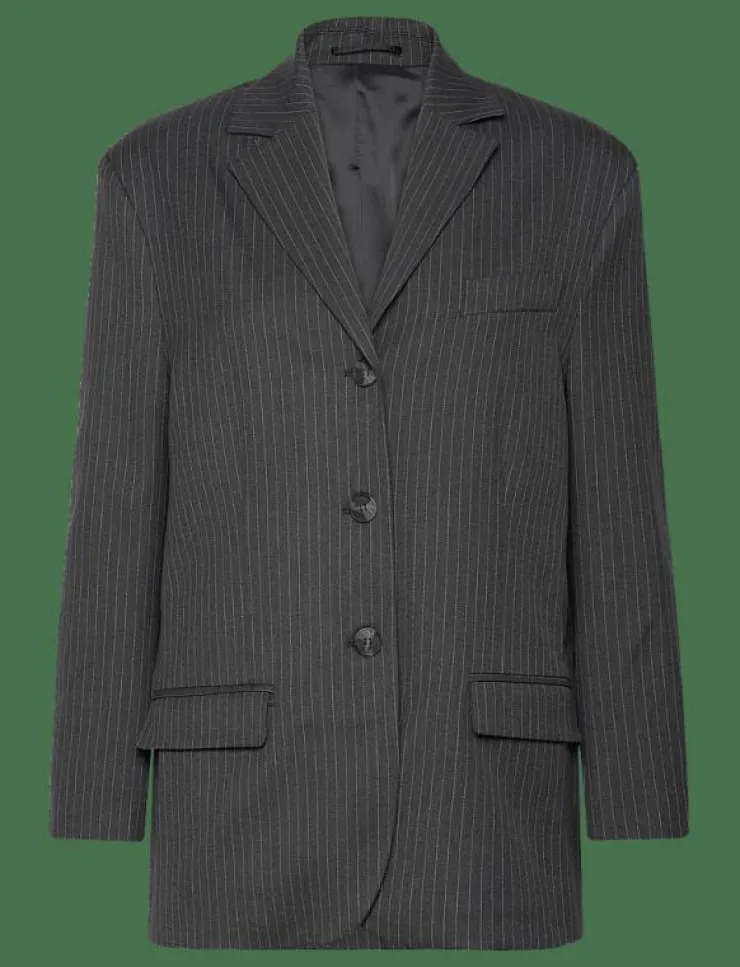 Kvinnor 2NDDAY Kavajer|2ND Harry - Pinstripes - Oversize kavajer